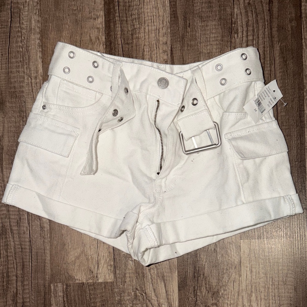 White Women's Shots with Belt